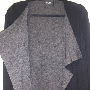 Two-tone Guess Wool Waterfall Cardigan